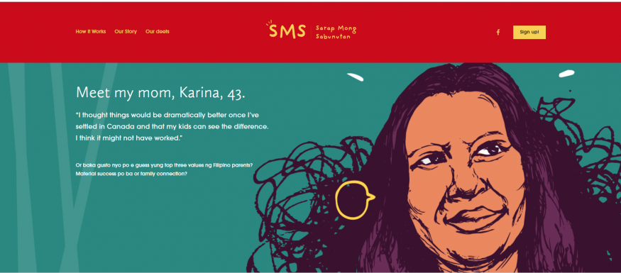 Meet my mom, Karina, 43. “I thought things would be dramatically better once I’ve settled in Canada and that my kids can see the difference. I think it might not have worked.” Or baka gusto nyo po e guess yung top three values ng Filipino parents? Material success po ba or family connection?